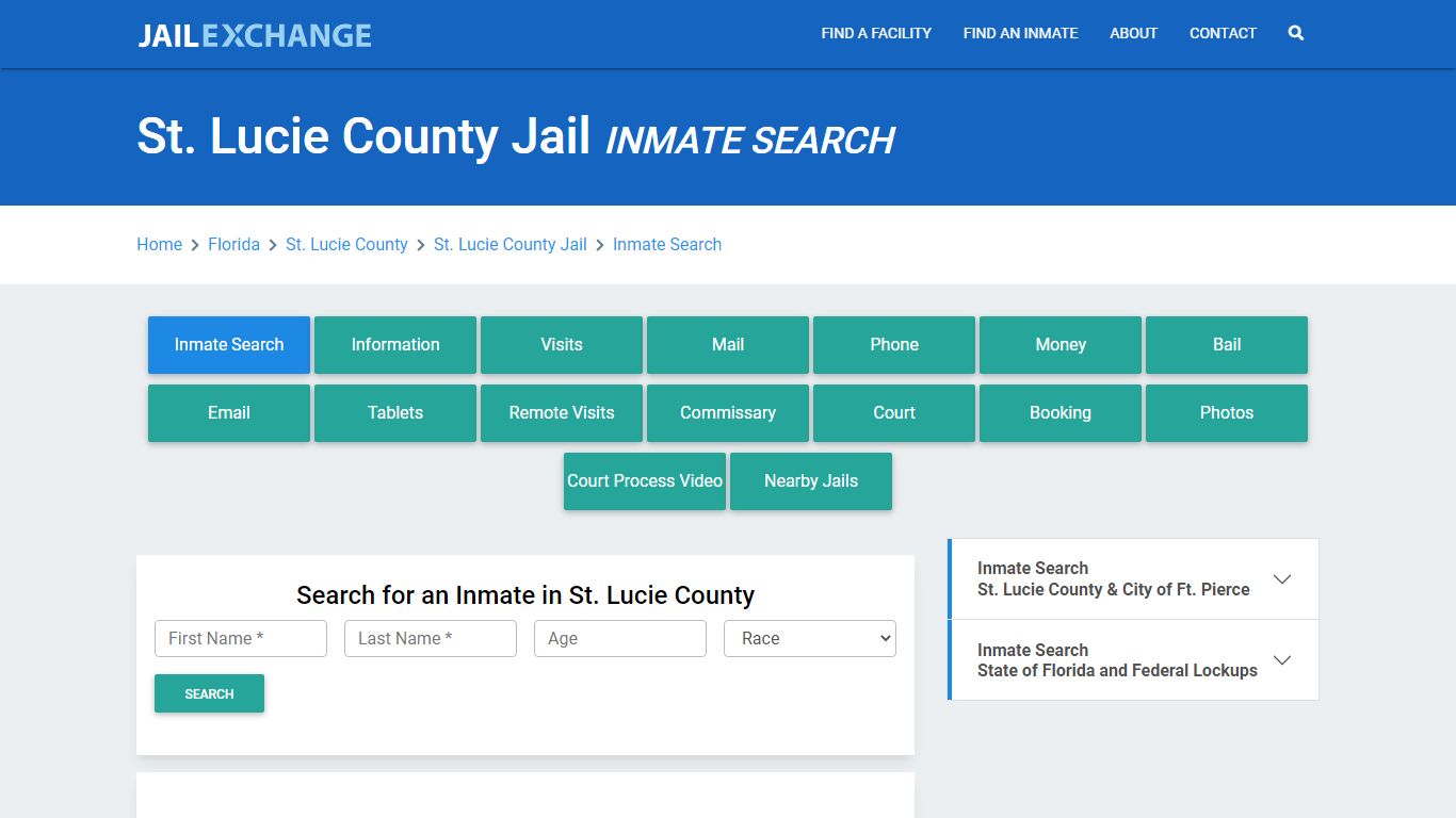 St. Lucie County Jail, FL Inmate Search: Roster & Mugshots